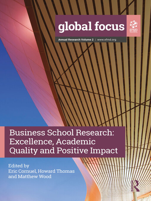 Title details for Business School Research by Eric Cornuel - Available